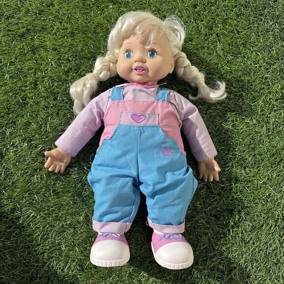 Vtg 1996 Talkin Tots Play By Play Girl Talking Interactive Doll 15" Not Working - Picture 1 of 9